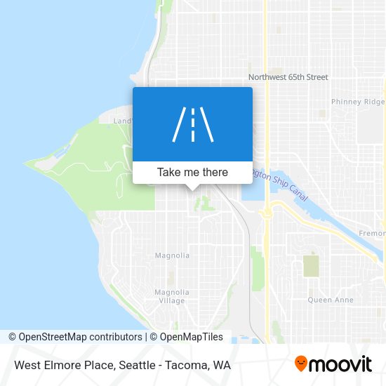 West Elmore Place map