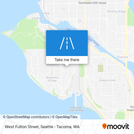 West Fulton Street map