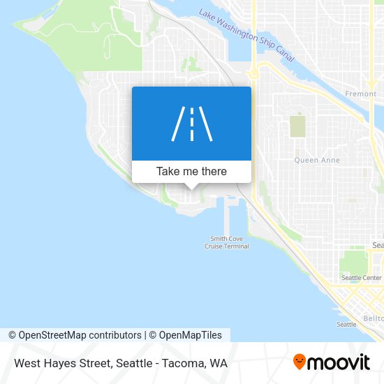 Mapa de West Hayes Street