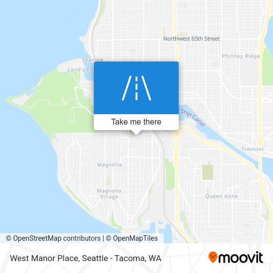 West Manor Place map