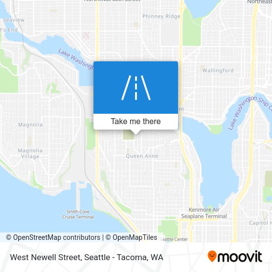 West Newell Street map