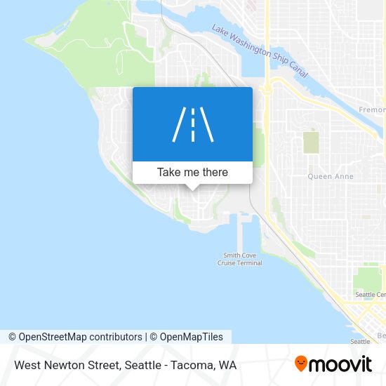 West Newton Street map