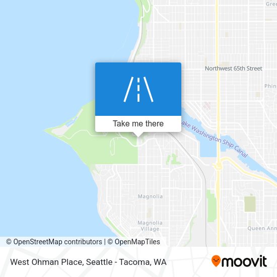 Mapa de West Ohman Place
