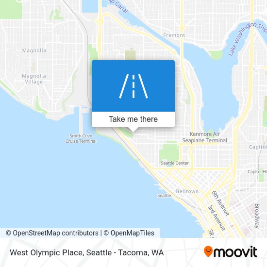 West Olympic Place map