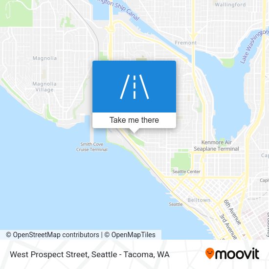 Mapa de West Prospect Street