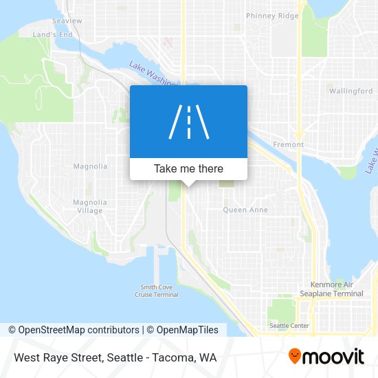 West Raye Street map