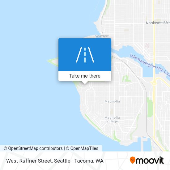 Mapa de West Ruffner Street