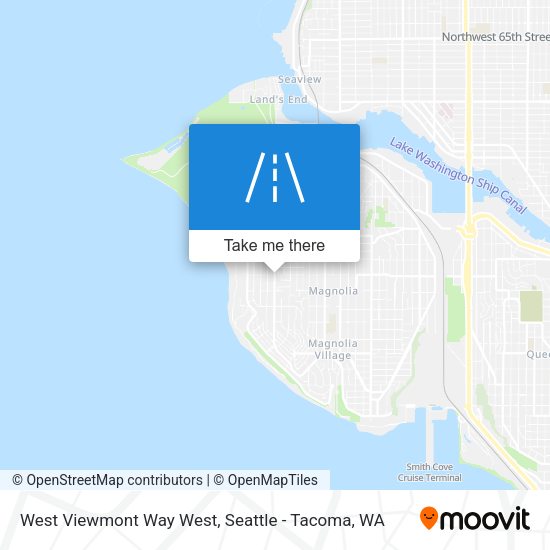 West Viewmont Way West map