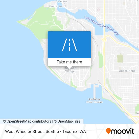 West Wheeler Street map