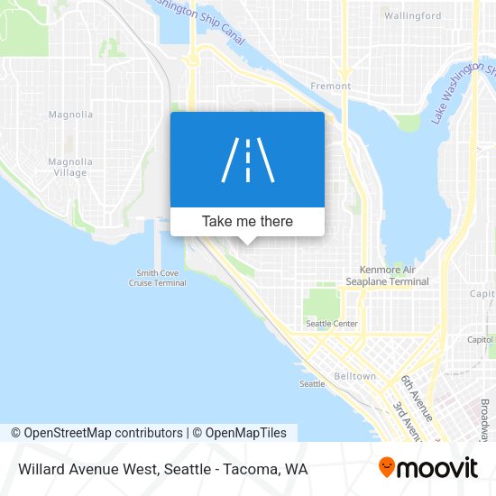 Mapa de Willard Avenue West