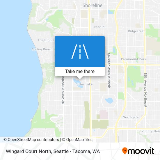 Wingard Court North map