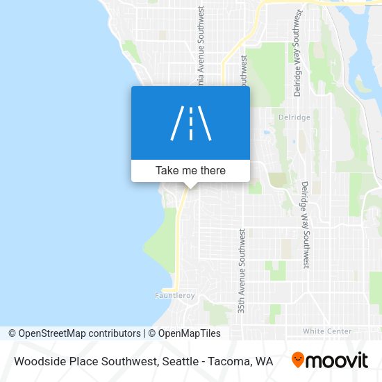 Woodside Place Southwest map