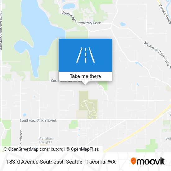 Mapa de 183rd Avenue Southeast