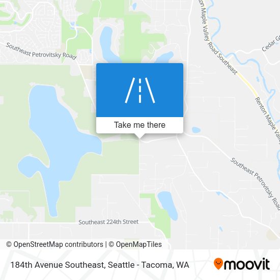 184th Avenue Southeast map