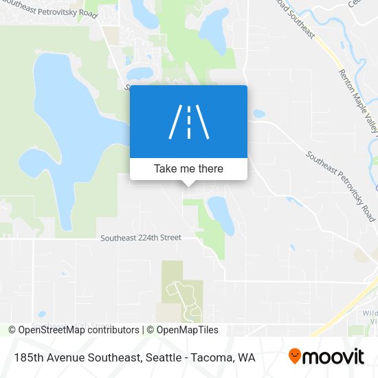 185th Avenue Southeast map