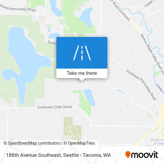 188th Avenue Southeast map