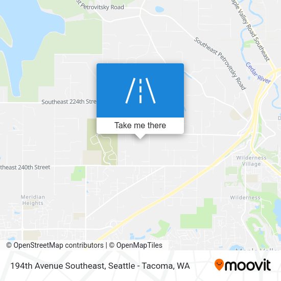 Mapa de 194th Avenue Southeast