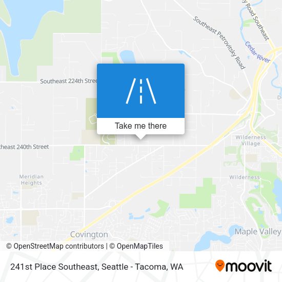 Mapa de 241st Place Southeast