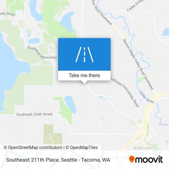 Mapa de Southeast 211th Place