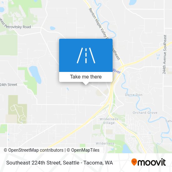 Southeast 224th Street map