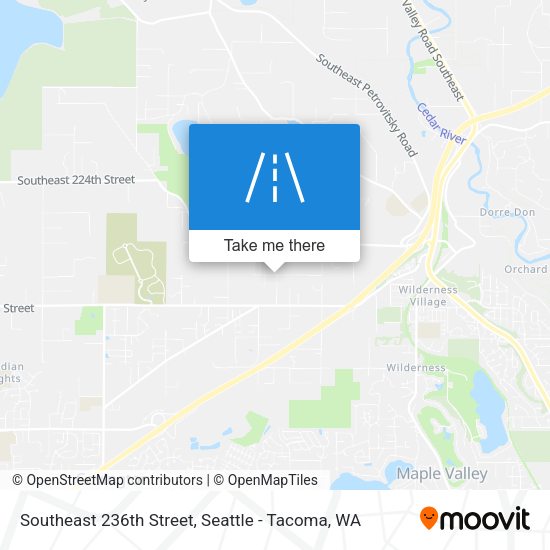 Mapa de Southeast 236th Street