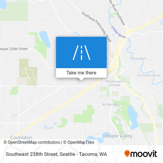 Mapa de Southeast 238th Street