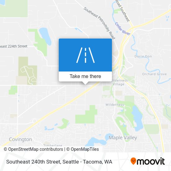 Mapa de Southeast 240th Street