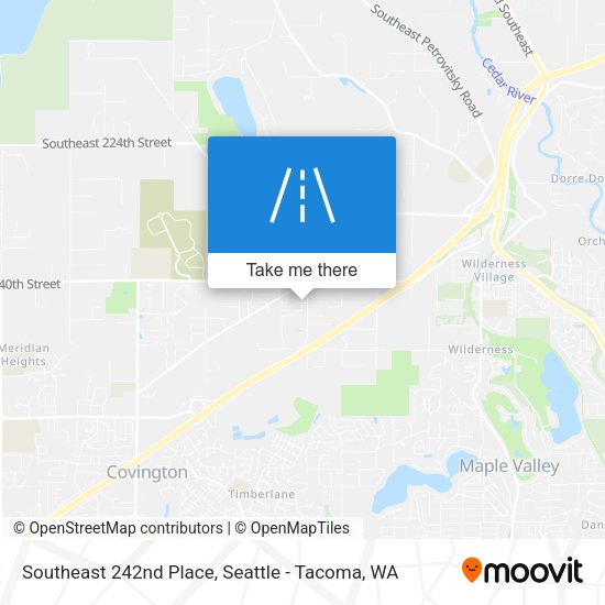 Mapa de Southeast 242nd Place