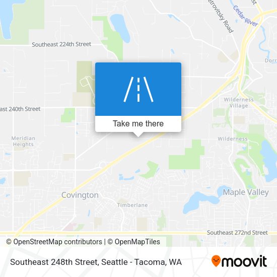 Mapa de Southeast 248th Street