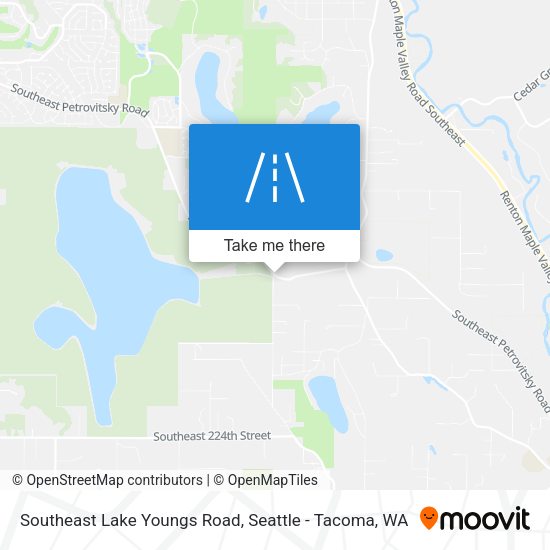 Mapa de Southeast Lake Youngs Road