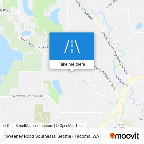 Mapa de Sweeney Road Southeast