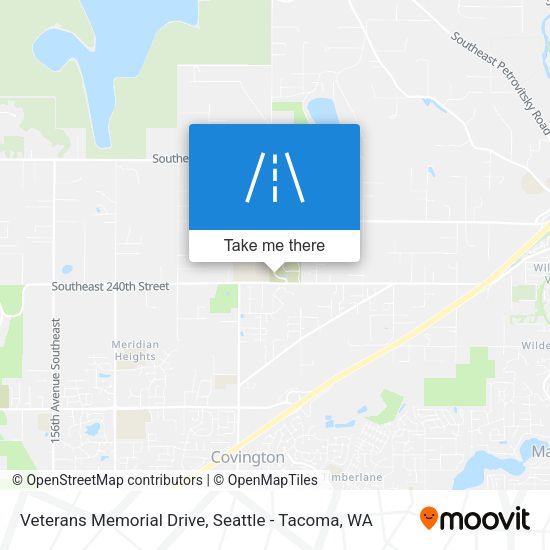 Veterans Memorial Drive map