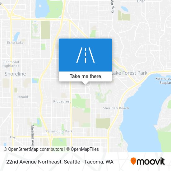 Mapa de 22nd Avenue Northeast