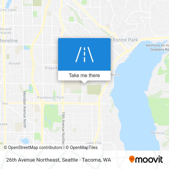 Mapa de 26th Avenue Northeast