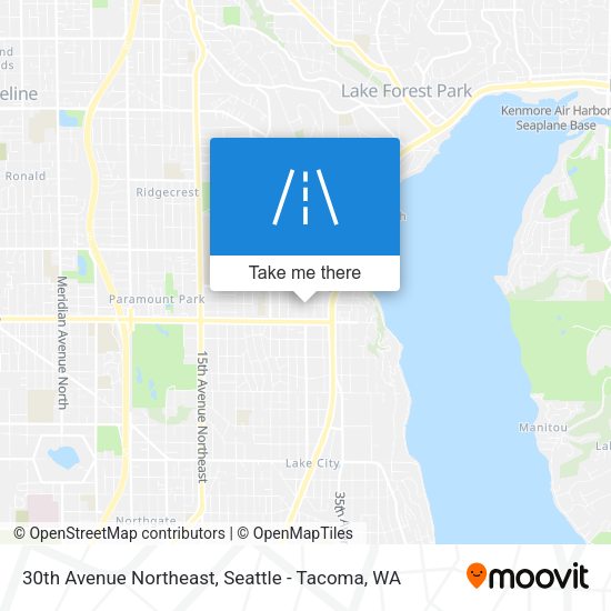 Mapa de 30th Avenue Northeast