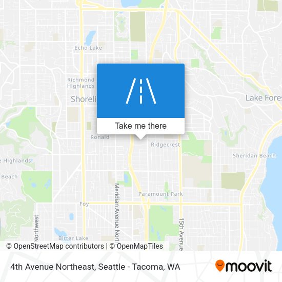 Mapa de 4th Avenue Northeast