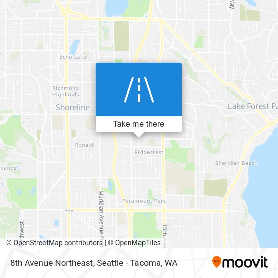 Mapa de 8th Avenue Northeast