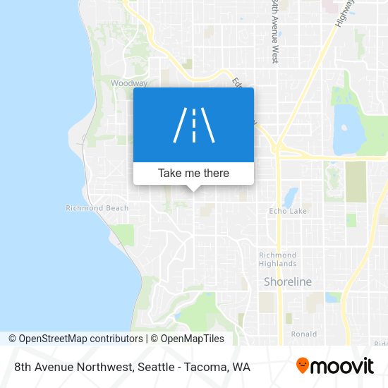 Mapa de 8th Avenue Northwest