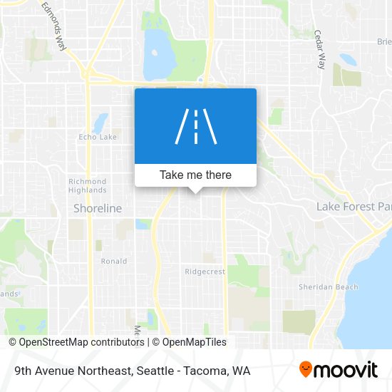 9th Avenue Northeast map