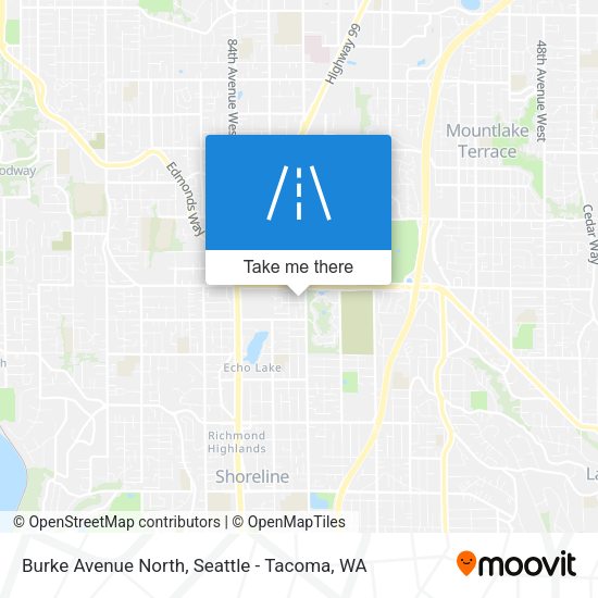Mapa de Burke Avenue North