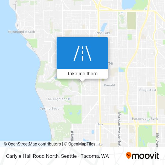 Mapa de Carlyle Hall Road North