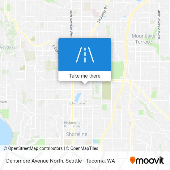 Mapa de Densmore Avenue North