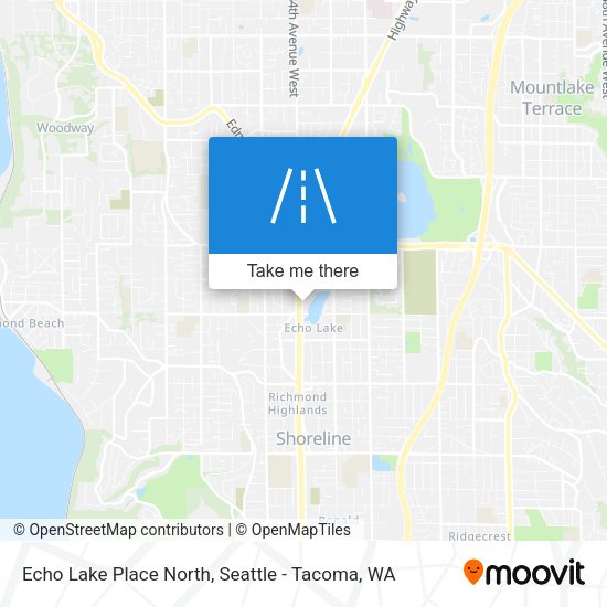Mapa de Echo Lake Place North