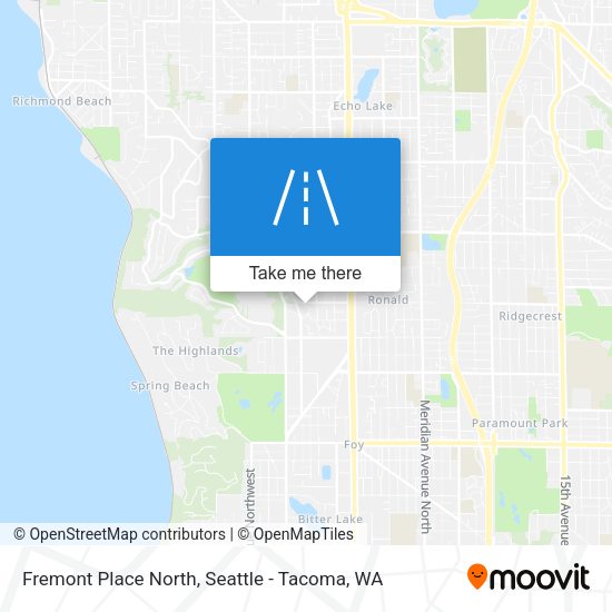 Fremont Place North map