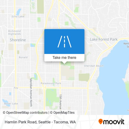 Mapa de Hamlin Park Road