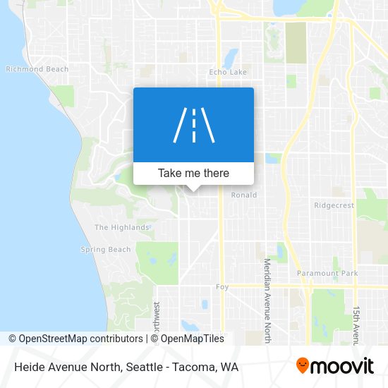 Heide Avenue North map