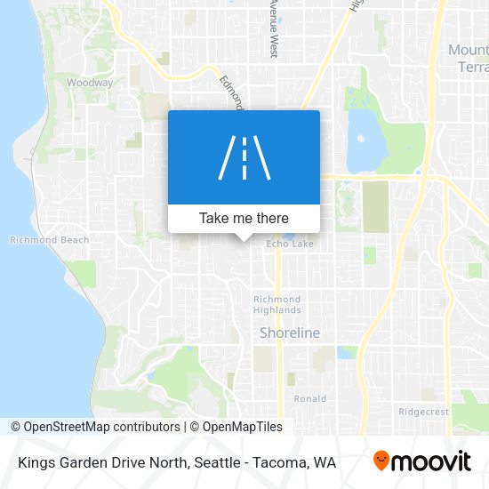 Kings Garden Drive North map