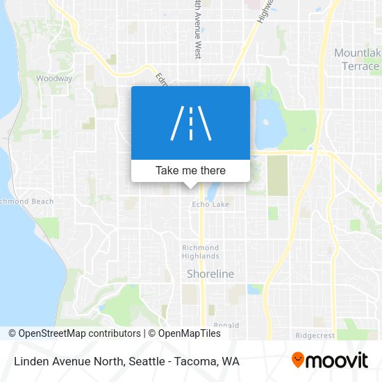Linden Avenue North map