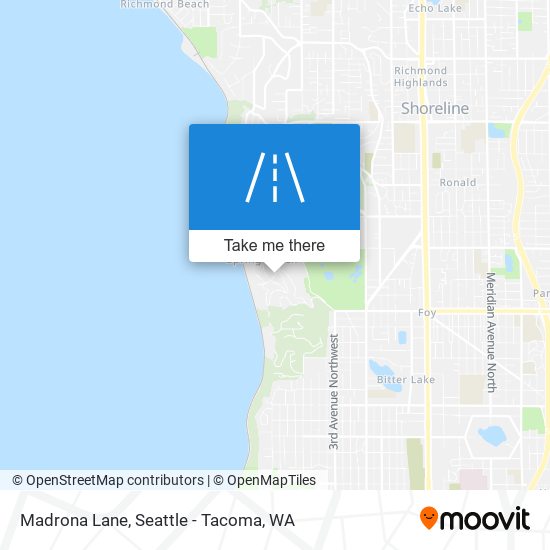 Madrona Lane map