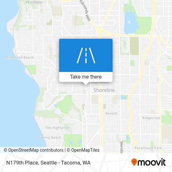 Mapa de N179th Place